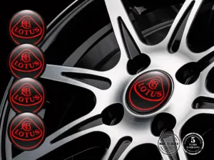 Lotus Rim Stickers for Cars High-Quality Emblems